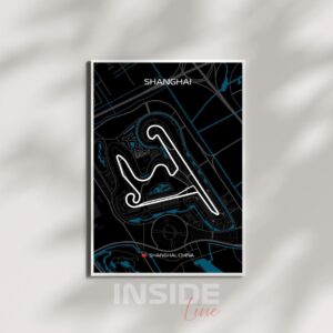 Shanghai F1 Circuit Canvas Print: Formula 1 Racing Art