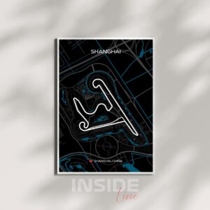 Shanghai F1 Circuit Canvas Print: Formula 1 Racing Art