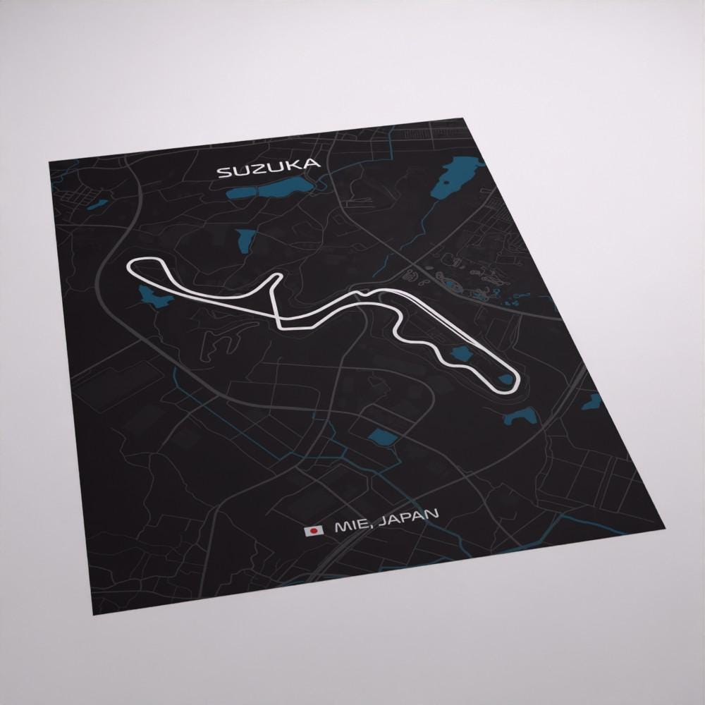 Suzuka F1 Circuit Canvas Print: Formula 1 Racing Art - Image 2