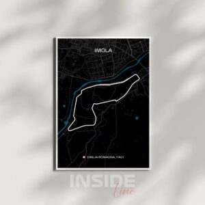 Imola F1 Circuit Canvas Print: Formula 1 Racing Art