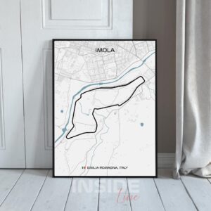 Imola F1 Circuit Canvas Print: Formula 1 Racing Art